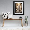 Ver imagem 1 de Quadro Gatinho Anjo- 60x48cm:moldura Branca