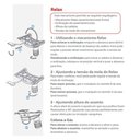 Ver imagem 2 de Cadeira Escritório Presidente Giratória Reclínio Rosê Gold