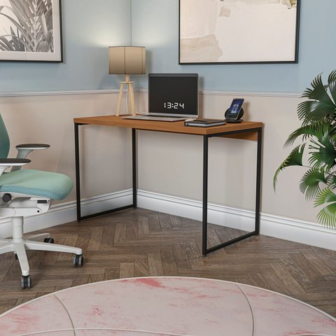 Escrivaninha Mesa Escritório Escrivaninha Secretaria 118cm Industrial