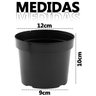 Vaso Pote Plástico N12 Produção de Mudas Hortas Kit 50 Unidades - 6