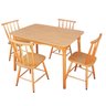 Jogo de Jantar Colonial Brisa Mesa 110x80 Cm + 04 Cadeiras Mel Rustico - 14