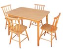 Ver imagem 6 de Jogo de Jantar Colonial Brisa Mesa 110x80 Cm + 04 Cadeiras Mel Rustico