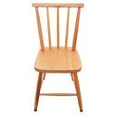 Ver imagem 2 de Jogo de Jantar Colonial Brisa Mesa 110x80 Cm + 04 Cadeiras Mel Rustico