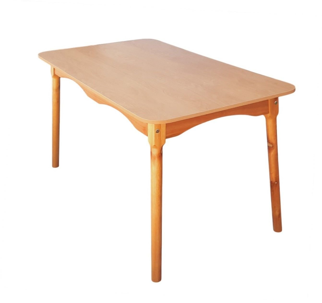 Jogo de Jantar Colonial Brisa Mesa 110x80 Cm + 04 Cadeiras Mel Rustico - 6