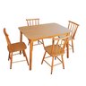 Jogo de Jantar Colonial Brisa Mesa 110x80 Cm + 04 Cadeiras Mel Rustico - 19