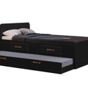 Ver imagem 2 de Cama Solteiro com Cama Auxiliar e Gavetas Cindy