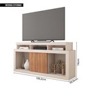 Ver imagem 3 de Bancada Rack para Tv 55 Polegadas Frost Marrom Caemmun