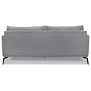 Ver imagem 5 de Sofa Liv 3 Lugares 200cm Pes Aço Linho 233 Cinza Ezz Cinza