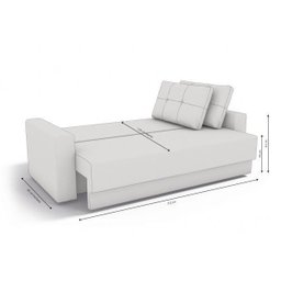 Sofá Cama 2 Lugares Com Baú Ipanema Star Kappesberg - 5