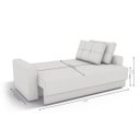 Ver imagem 5 de Sofá Cama 2 Lugares Com Baú Ipanema Star Kappesberg