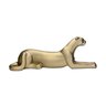 Escultura Decorativa Onça Deitada Ouro Velho Fosco 17,5x52x13 cm - D'Rossi - 3