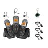 Kit Telefone Fixo 2 Ramais Ts 5123 Bina 3 Headset Intelbras - 1