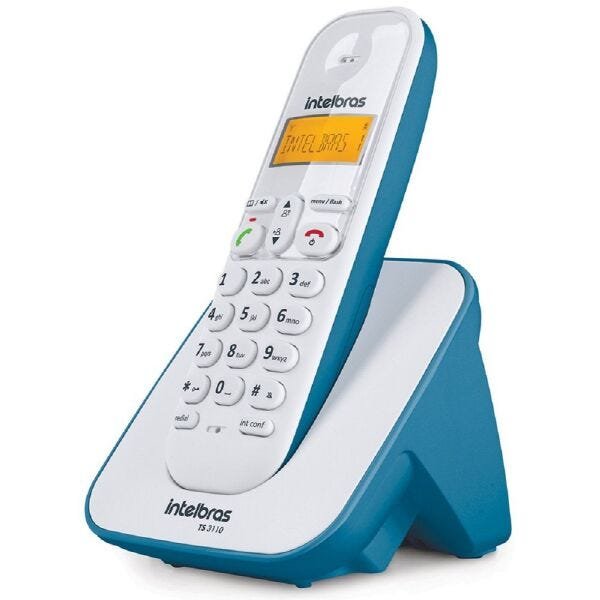 Kit Telefone sem Fio TS 3110 com 3 Ramal TS 3111 Intelbras - 3