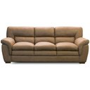 Ver imagem 1 de Sofá 3 Lugares para Sala de Estar 230cm Boston F04 Nobuck Marrom - Lyam Decor