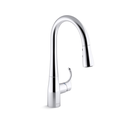 Ver imagem 1 de Misturador Monocomando Kohler de Cozinha Cromado com Ducha Removível Símplice 597br-c4-cp Cromado