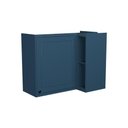 Ver imagem 1 de Armário Aéreo P/ Cozinha Évora Ph 3125 Canto Reto C/ 1 Porta e 2 Nichos 92,5cm Azul - Herval