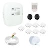 Kit Alarme Residencial 8 Sensores sem fio, 2 Controles Remoto, Central AD4 Soft EC4 RCG - 1
