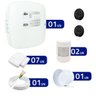 Kit Alarme Residencial 9 Sensores sem fio, 2 Controles Remoto, Central AD4 Soft EC5 RCG - 2