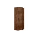 Ver imagem 4 de Guarda Roupa Closet Solteiro de Canto Oblíquo Rizon/linea C/ 1 Porta Cumaru/fendi 25 - Novo