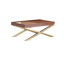 Ver imagem 4 de Mesa de Centro Charm Aço Dourado Várias Cores Tam g - Datelli Design