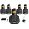 Kit Telefone sem Fio Ts 3110 com 4 Ramal e Entrada para Chip - 1