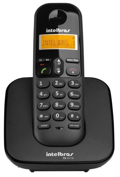 Kit Telefone sem Fio Ts 3110 com 4 Ramal e Entrada para Chip - 2