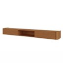 Ver imagem 2 de Rack para TV até 75 Polegadas 2 Gavetas Suspenso 100% MDF 180cm Oslo Marrom