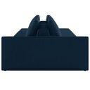 Ver imagem 7 de Sofá Ilha Modulado Milos 312cm Puff Lateral Veludo Azul Marinho G33 - Gran Belo