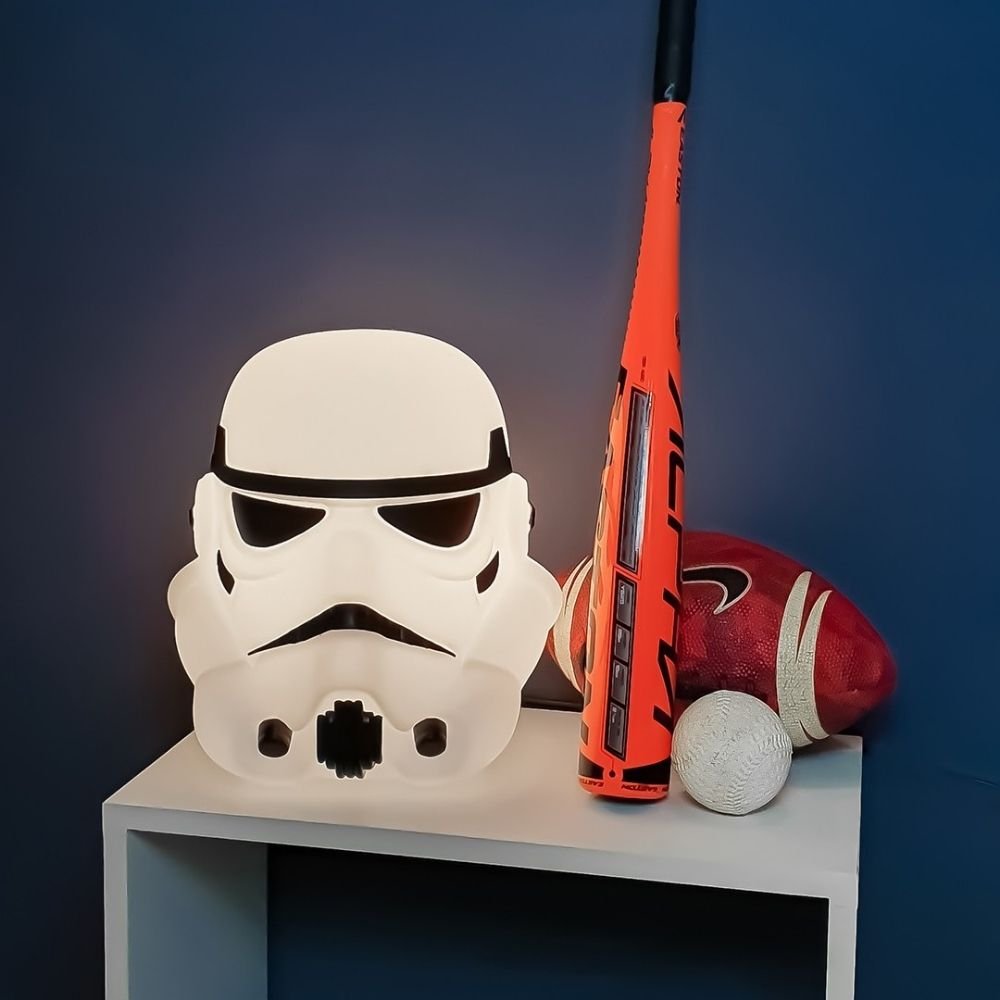 Luminária Usare Stormtrooper Guarda Império Vilão Personagem Filmes Universo Star Wars Disney