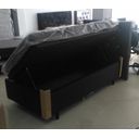 Ver imagem 2 de Cama Box Baú Solteiro 88x188x040 Premium Corino Preto