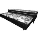 Ver imagem 3 de Cama Box Solteiro Conjugado com Auxiliar Bicama Espuma Ortopédica