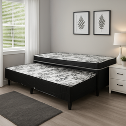 Cama Box Solteiro Conjugado com Auxiliar Bicama Espuma Ortopédica - 6