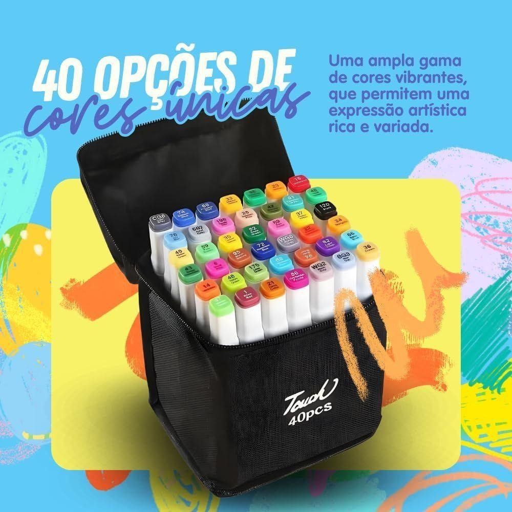 Conjunto de Canetas 40 Cores - 4