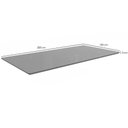 Ver imagem 2 de Mesa de Sala Jantar Petra C- Tampo Madeirado C- Vidro 100x200cm Carvalho-off White-vidro Off White