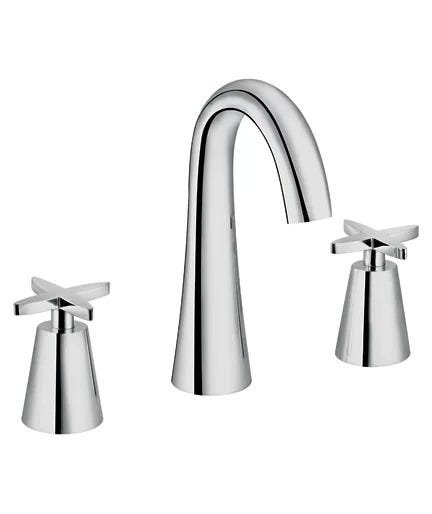 Misturador para Lavatório de Mesa Bica Alta Brizo Cross Cromado Docol - 1
