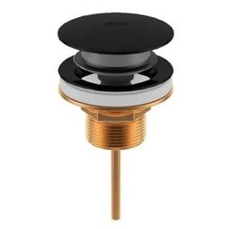 VÁLVULA DE ESCOAMENTO CLICK BLACK MATTE - 1601.BL.CLI.MT - DECA - 1