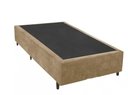 Ver imagem 2 de Cama Box Solteiro Colchão Mola Bonnel Belos Sonhos + Box Suede 60x88x188 Bege
