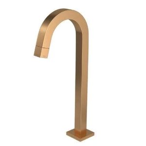 Torneira de Mesa para Lavatório Tube Bica Alta Red Gold - Deca 1198.GL.TUB.RD