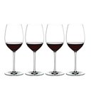 Ver imagem 1 de Kit 4 Taças Vinho Riedel Fatto a Mano Merlot Haste Colorida Cor:branco