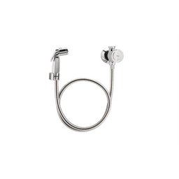 Ducha Higiênica Com Registro E Derivação Targa Branca E Cromada - Deca - 2 Ducha Higiênica Com Registro E Derivação Targa Branca E Cromada - Deca - 2