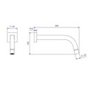 Ver imagem 2 de Torneira De Parede Lavatório Tube Red Gold Deca