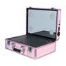 Maleta Maquiagem Camarim LED Alumínio ABS PEL-M1034 Rosa - 2