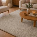 Ver imagem 6 de Tapete para Sala Milano Soft Mescla Bege Antiderrapante:1.50 x 2.00