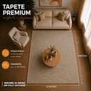 Ver imagem 3 de Tapete para Sala Milano Soft Mescla Bege Antiderrapante:1.50 x 2.00