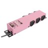 Filtro de Linha Metálico com Usb Ipec Fl Power - Rosa - 1