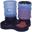 Ver imagem 1 de Comedouro E Bebedouro Duplo Automático Cães Gatos 8kg E 10l