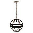 Ver imagem 4 de Luminária de Teto Pendente de Bola Artesanal para Varanda Moderna