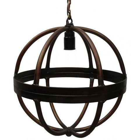 Luminária de Teto Pendente de Bola Artesanal para Varanda Moderna