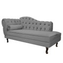 Ver imagem 3 de Kit Diva Recamier Diana 140cm Lado Direito e 01 Poltrona Classic Suede - Doce Sonho Móveis RECAMIER