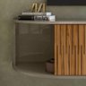 Painel Home Suspenso Monte Carlo para Tv 65" Cor Fendi Naturale - Madetec - 2
